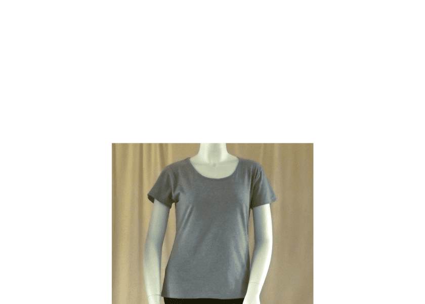 grey marle womens cotton short sleeve t-shirt