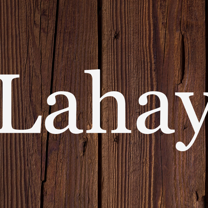 So why "Lahay"? 🤷‍♀️