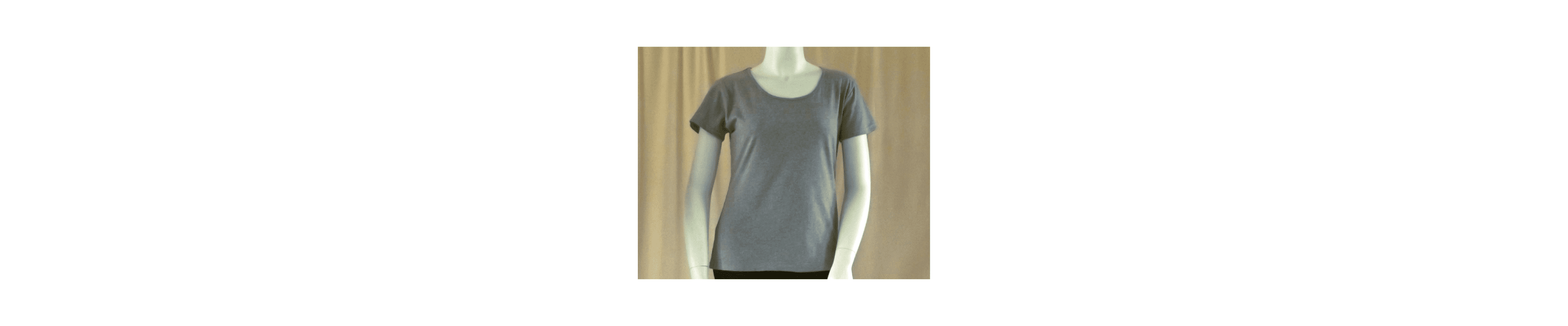grey marle womens cotton short sleeve t-shirt