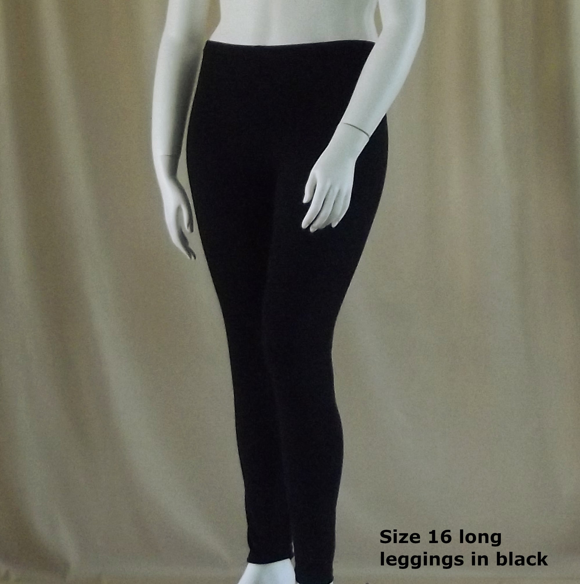 plus size womens black leggings