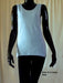 Baby blue Australian made women's cotton singlet