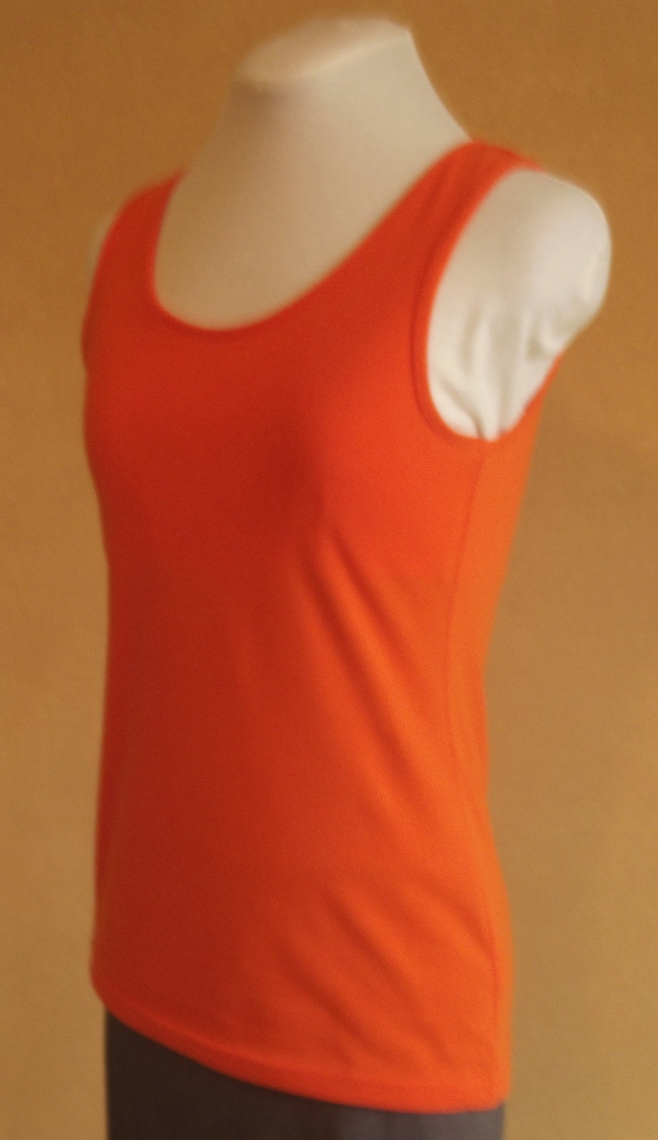 an orange cotton womens singlet