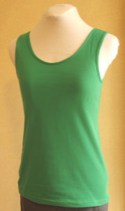kelly green women's cotton singlet