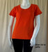 Australian made plus size women's cotton t-shirt in jaffa