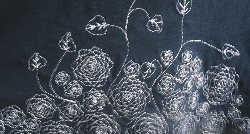 close up of Embroidered Cotton Dress
