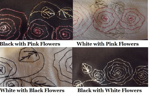 options of Embroidered Cotton Wrap Top