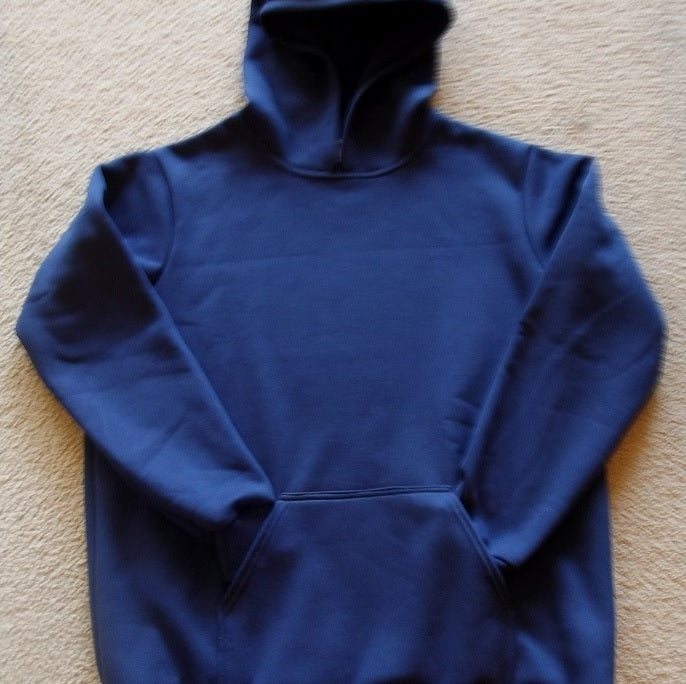 navy mens fleecy hoodie