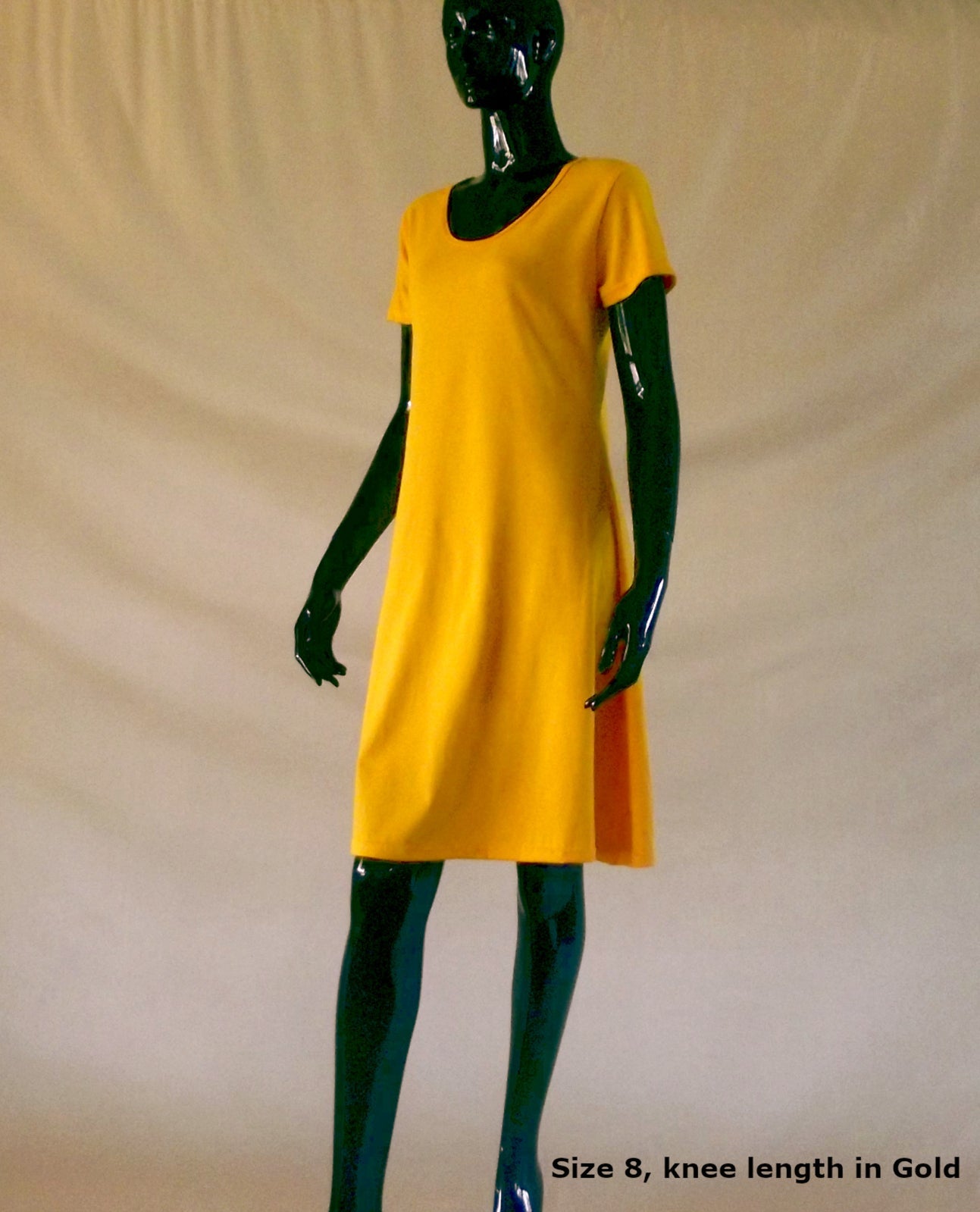 Short Sleeve Cotton Jersey Dress