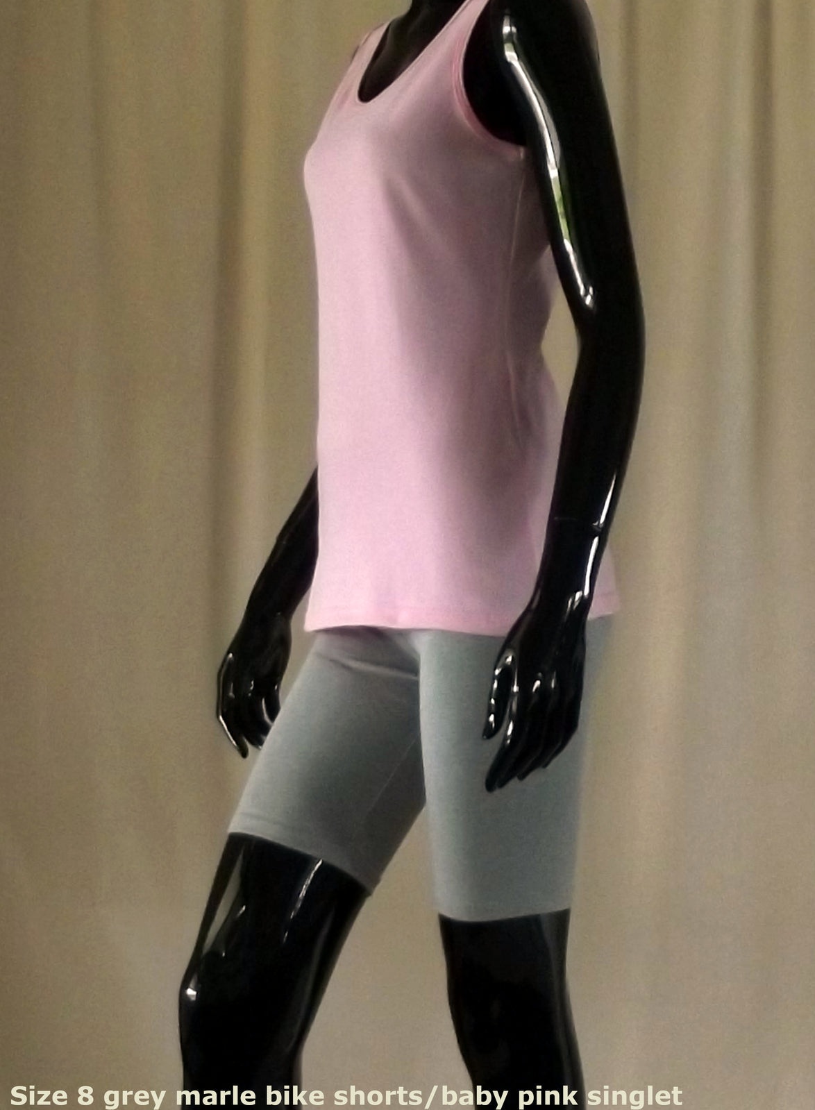 grey marle Women's Bike/Exercise Shorts