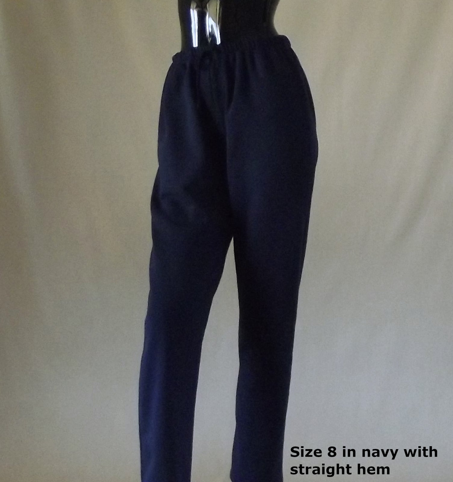 Super warm fleecy pants with straight hem 