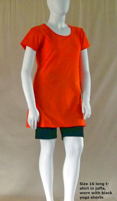 Women's Long T-shirt in jaffa