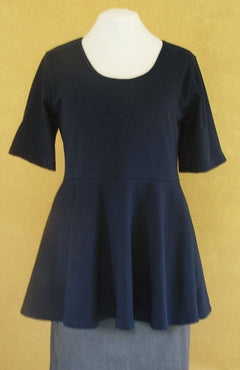 navy Women's swing top