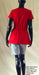 back view of Flattering Wrap Top