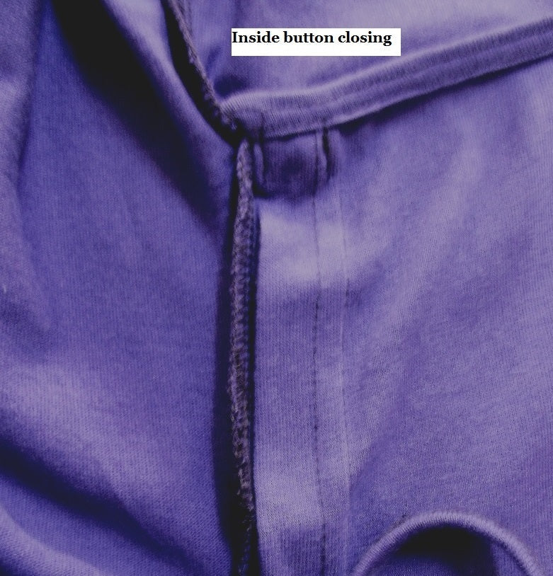 inside button closing of Flattering Wrap Top